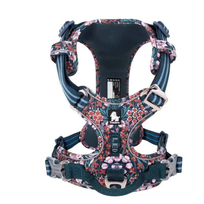 Harnais en Y Truelove Country Plus motif floral avec réglages pour chien stylé
