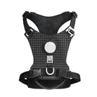 Harnais chien anti traction Truelove avec LED rechargeable, support GPS et D-ring durable