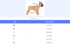 Guide de taille pour harnais anti traction Winhyepet Redrock pour chien