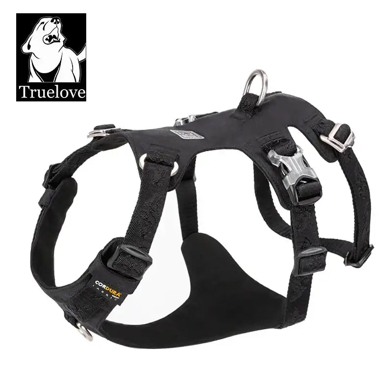 Harnais chien anti traction avec design double, boucles duraflex et tissu Cordura