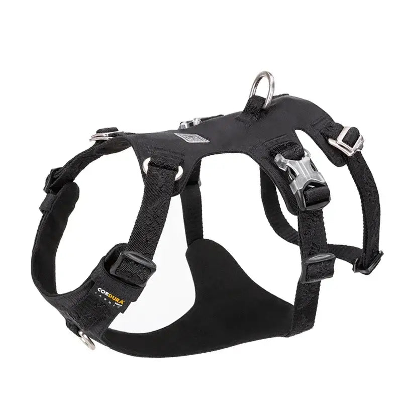 Harnais chien anti traction design double avec boucles duraflex et tissu Cordura