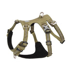 Harnais pour chien anti traction Winhyepet Redrock en tissu Cordura vert olive avec bandes réfléchissantes