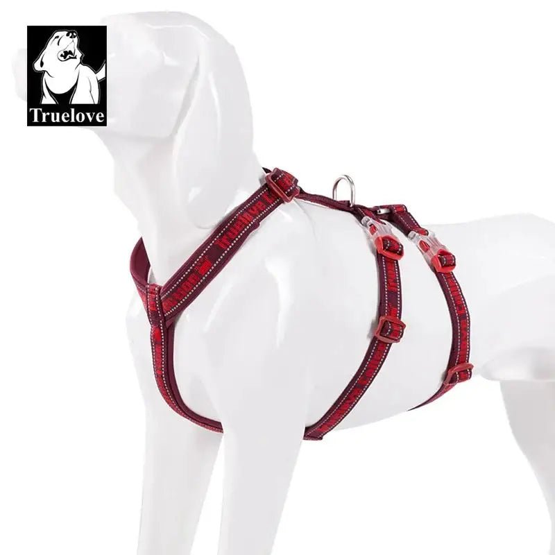 Harnais pour chien anti fugue Truelove TLH6571 en néoprène SBR avec doublure néoprène