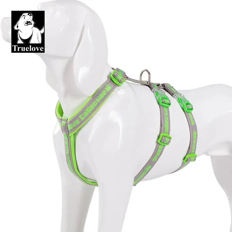 Harnais pour chien anti fugue Truelove TLH6571 en néoprène SBR avec doublure néoprène