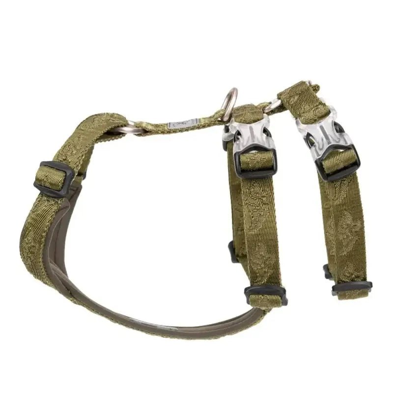 Harnais pour chien Truelove en h vert, sécurité maximale et confort réglable