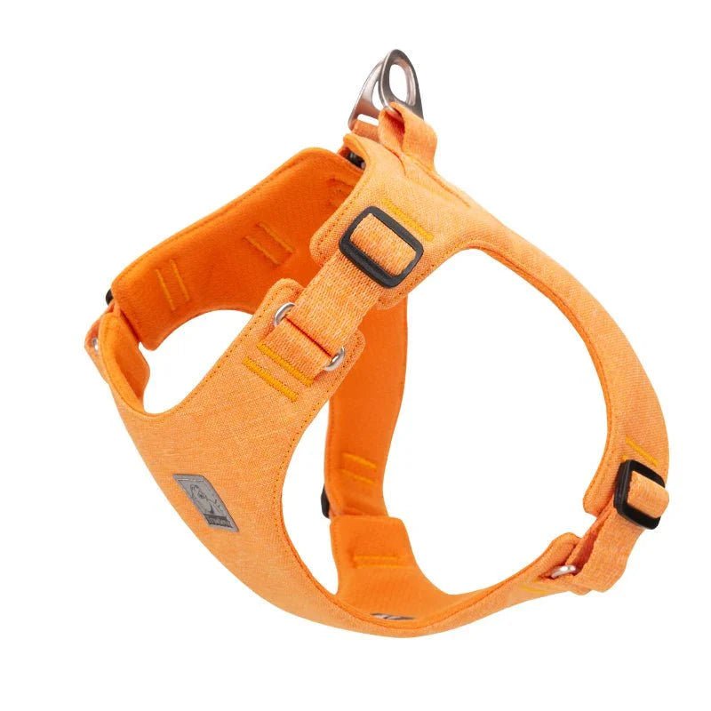 Harnais pour chien Truelove anti-traction écologique et sécurisé, accessoire pour chien orange