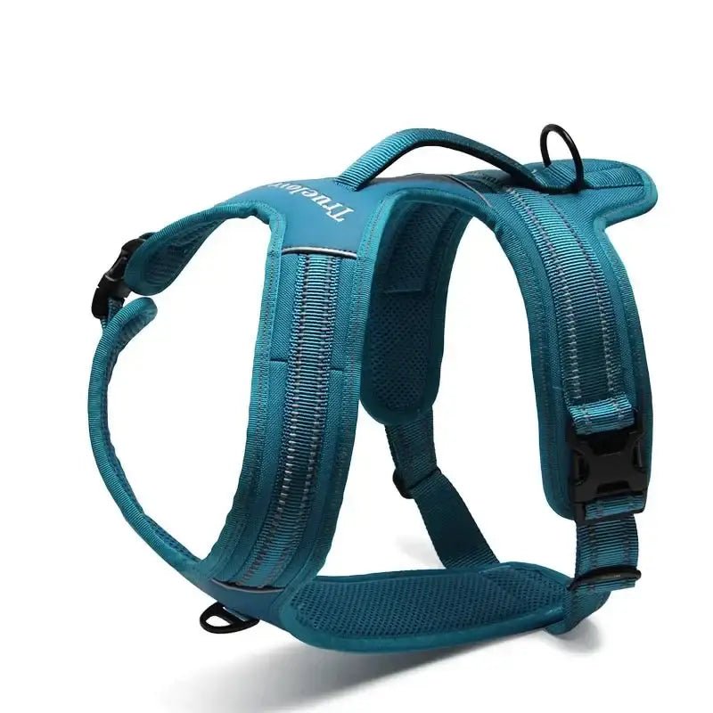 Harnais pour chien Truelove anti traction avec poignée intégrée et bandes réfléchissantes