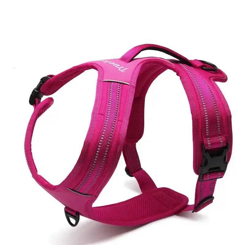 Harnais pour chien Truelove anti traction avec poignée intégrée et bandes réfléchissantes