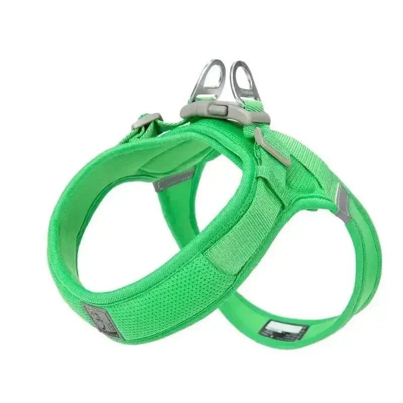 Harnais réfléchissant et ajustable Truelove pour chien avec boucle métal, harnais léger truelove pour promenade urbaine