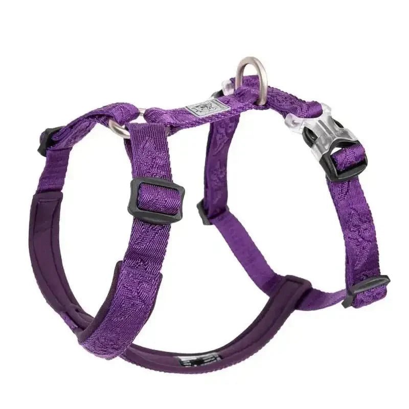 Harnais Truelove en H pour chien réglable, confortable et avec attache dorsale