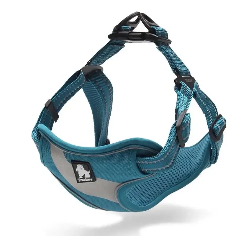 Harnais pour chien Truelove rembourré avec bandes réfléchissantes et design step-in