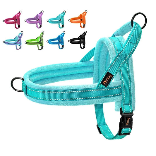 Harnais Doux et Ajustable - Bleu A - XS
