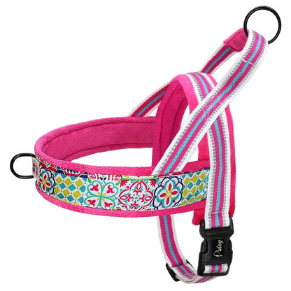 Harnais Doux et Ajustable - Rose C - XS
