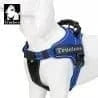 Harnais en T sans traction Truelove TLH5753 avec poignée arrière pour chien bleu