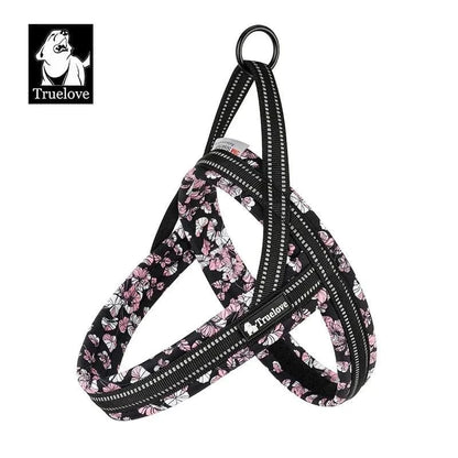 Harnais floral Truelove avec mesh, facile à enfiler, style floral Truelove