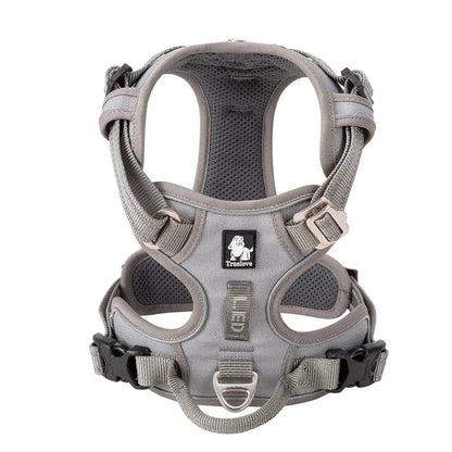 Harnais en Y Truelove Country gris, parfait pour votre harnais Truelove Country anti-traction