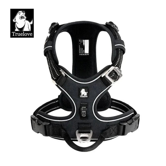 Harnais en Y Truelove Country + Cordura pour chien noir, harnais truelove tlh5654