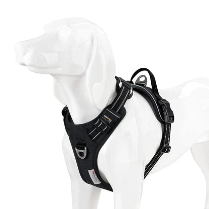Harnais en Y Truelove Country Cordura pour chien noir, modèle harnais truelove TLH5654