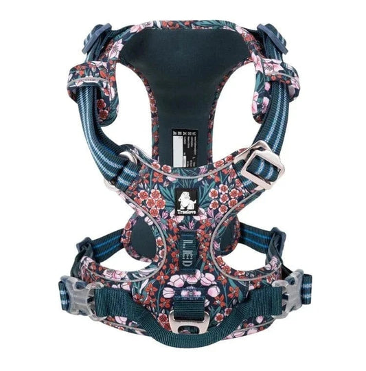 Harnais floral anti-traction Truelove Country avec boucles à dégagement et dégagement rapide