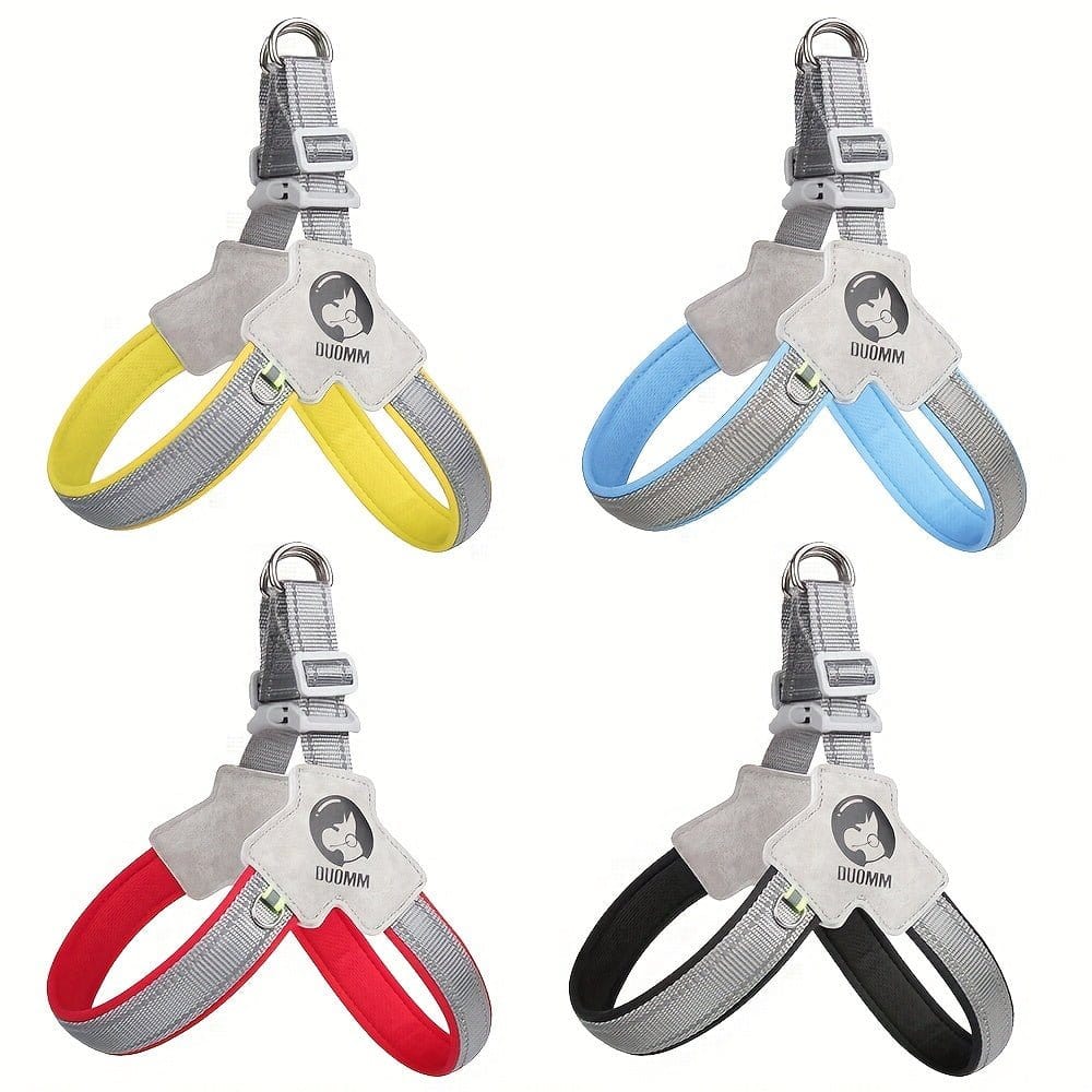 Harnais Style Réfléchissant avec quatre coloris pour chiens, style selle réfléchissant