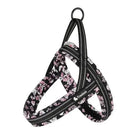 Harnais en T Truelove pour chien avec motif floral, ajustable, léger et facile à enfiler