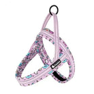 Harnais en T Truelove léger et ajustable pour chien avec motif licorne rose