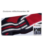 Harnais Truelove Country en Y pour chien, rembourré, ajustable, avec double attache, reflet rouge et noir