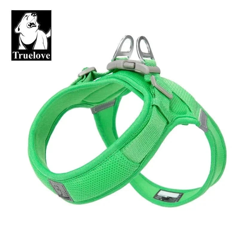Harnais Truelove Réfléchissant ajustable pour moyens chiens avec bandes réfléchissantes