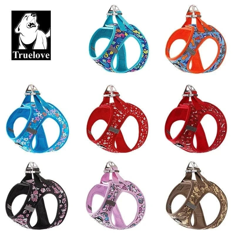 Harnais Truelove Soft Air Mesh pour chiens, confort léger et respirant en air mesh