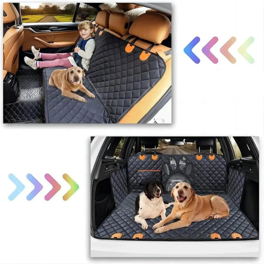 Housse de siège voiture étanche avec quilted et fermeture éclair latérale, super pratique