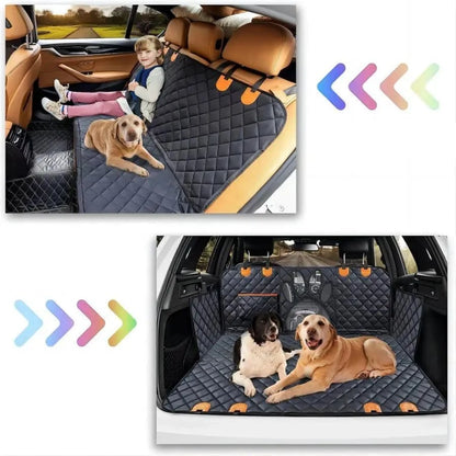 Housse de siège voiture étanche avec quilted et fermeture éclair latérale, super pratique