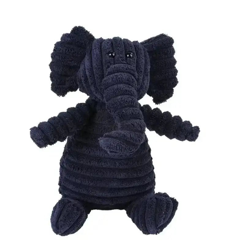 Peluche pour chien en forme d’éléphant rigolo avec pouic, jouet doux pour chien avec bruit intégré