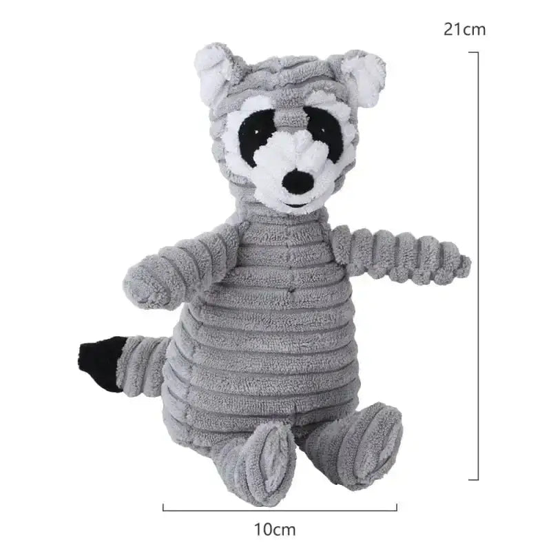 Peluche pour chien en forme d animal rigolo, jouet doux avec bruit intégré en tissu souple