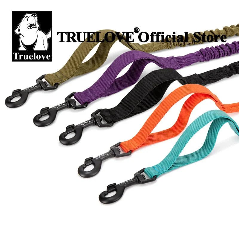 Laisse pour chien Truelove anti-choc avec plusieurs couleurs, élastique et sécuritaire