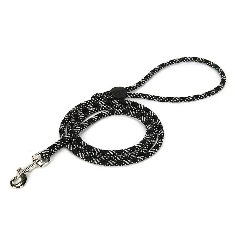 Laisse pour chien Truelove en motif noir et blanc, accessoires pour chien élégants