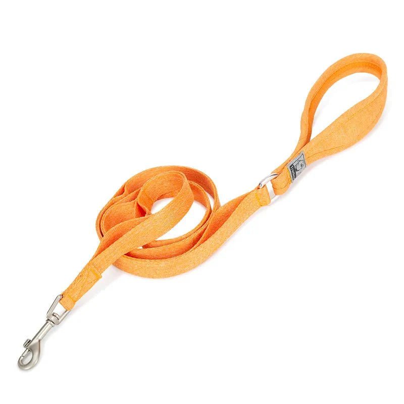 Laisse pour chien Truelove en orange avec libération rapide et clip métallique