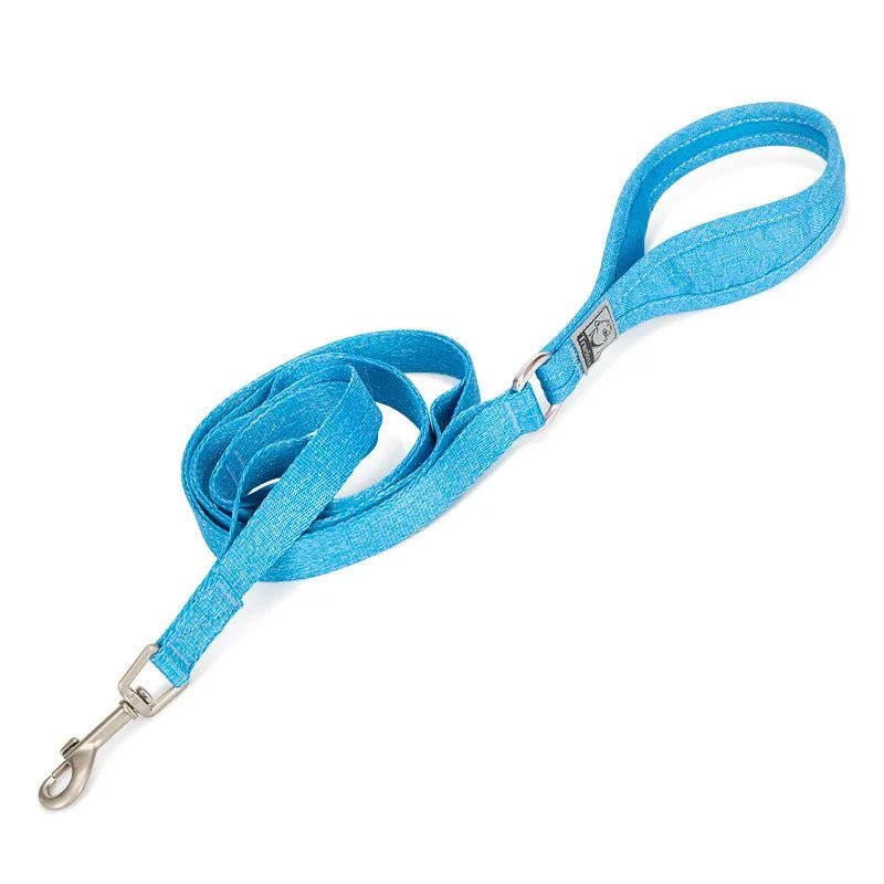 Laisse pour chien Truelove bleu avec libération rapide de 140cm, ultra confortable