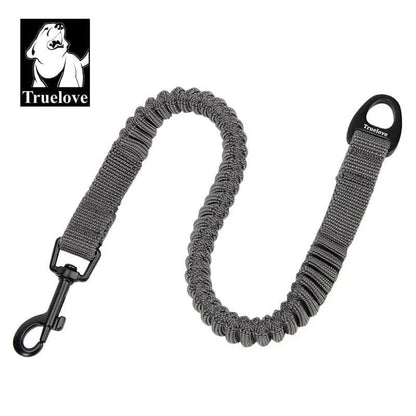 Laisse élastique gris en nylon souple pour chien, alliage d’aluminium léger