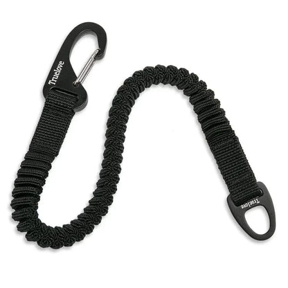 Laisse élastique Truelove avec nylon souple, alliage d’aluminium et clip carabiner