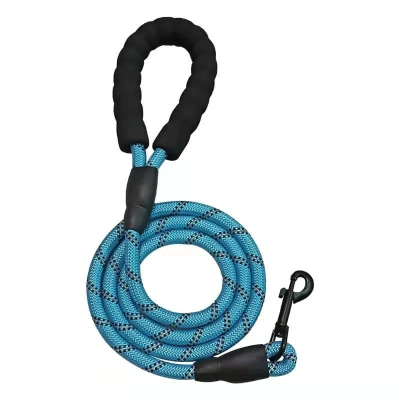 Laisse réfléchissante avec poignée ergonomique pour golden retriever, ajustable 1,5-3m