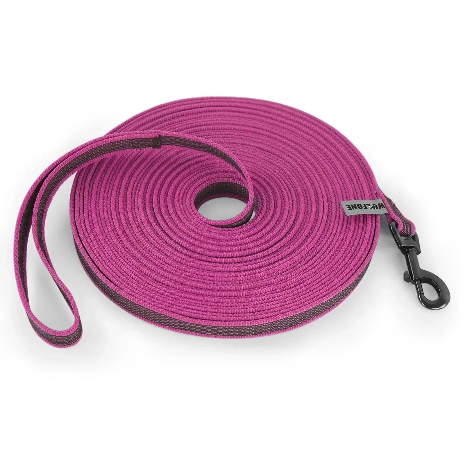 Laisse d’entraînement en fibre résistante, flexible et solide pour chiens, clip métal