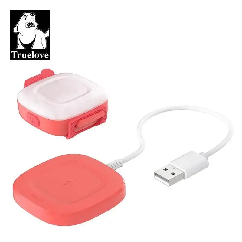 Lampe LED Truelove pour harnais et colliers, rechargeable, étanche, avec base magnétique