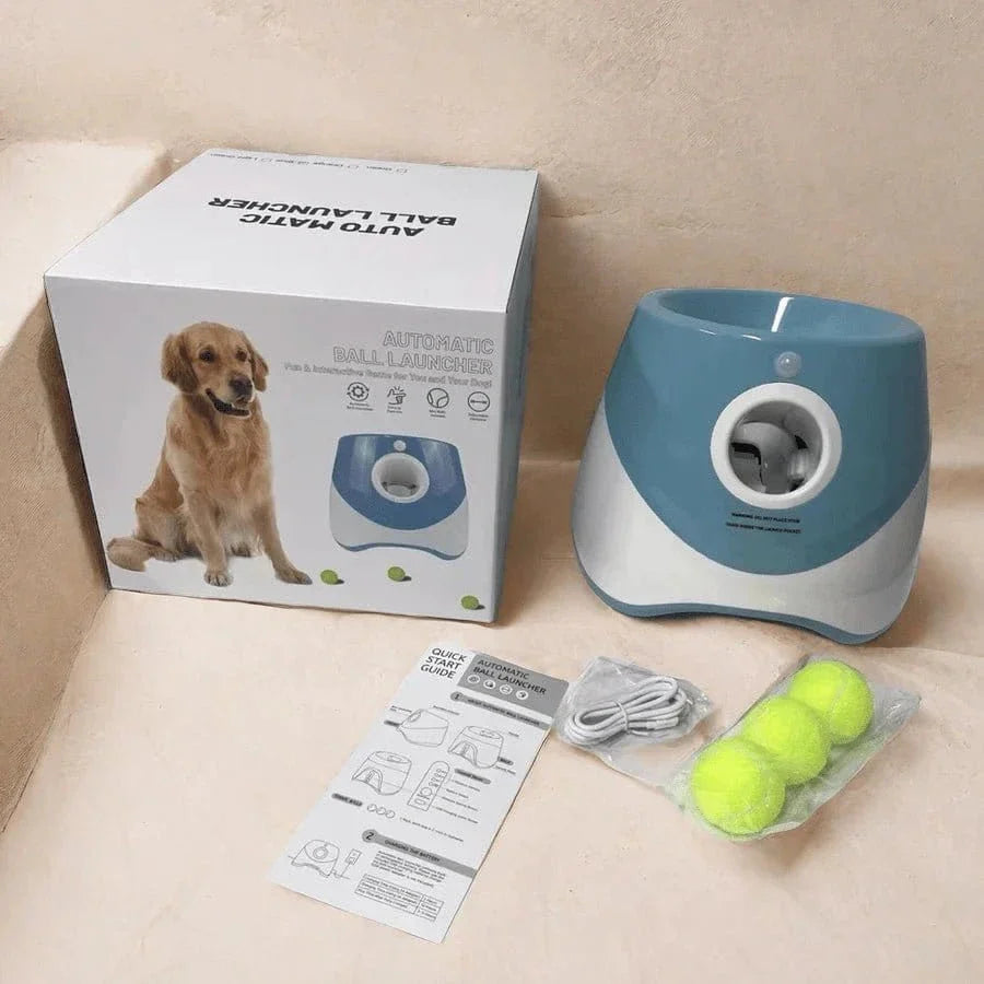 Lanceur automatique de balles pour chien, jeu interactif adapté aux chiens actifs
