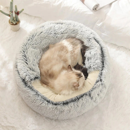Lit donut cocon anti - stress - Gris - S - Ø 40 cm