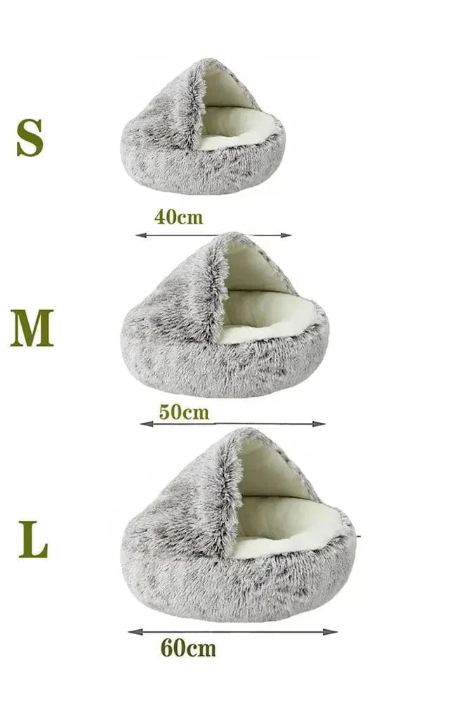 Lit donut cocon anti - stress - Gris - S - Ø 40 cm