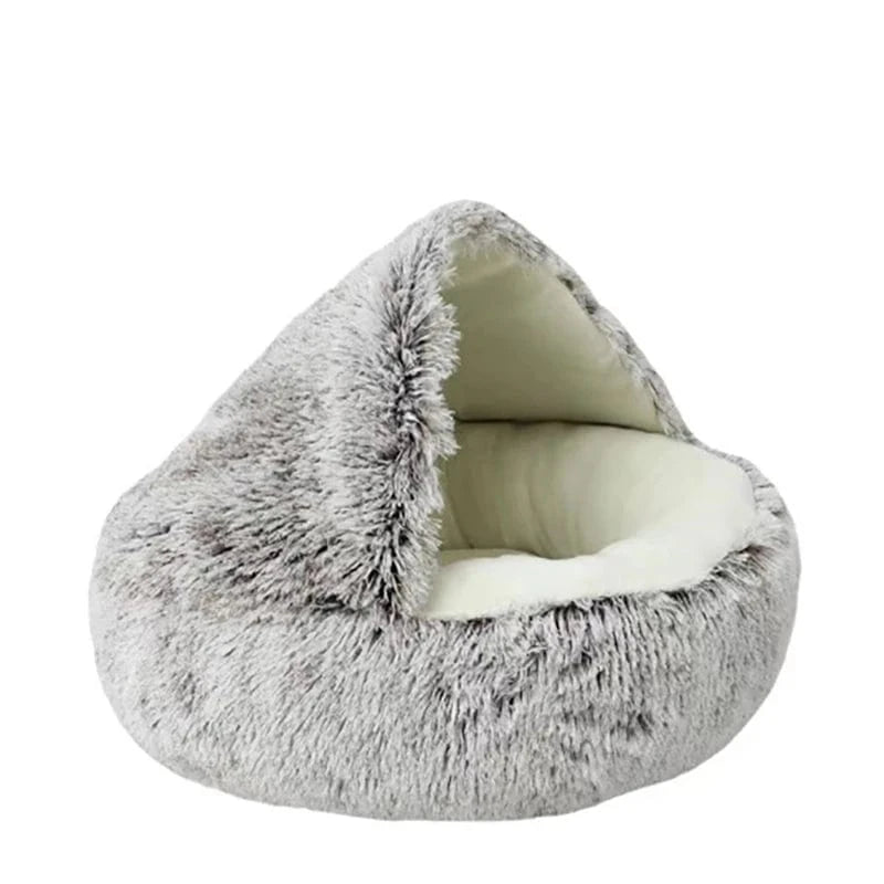 Lit donut cocon anti - stress - Café - S - Ø 40 cm