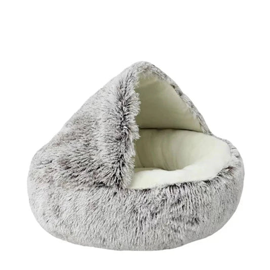 Lit donut cocon anti - stress - Café - S - Ø 40 cm