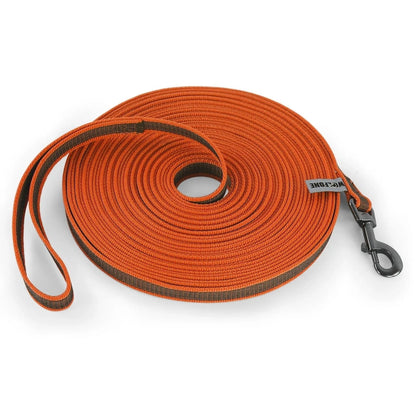 Longe d’entraînement orange en fibre résistante pour une liberté contrôlée avec Longe d Entraînement