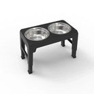 Image d’une mangeoire surélevée stable pour chien, double inox pour grand chien adulte