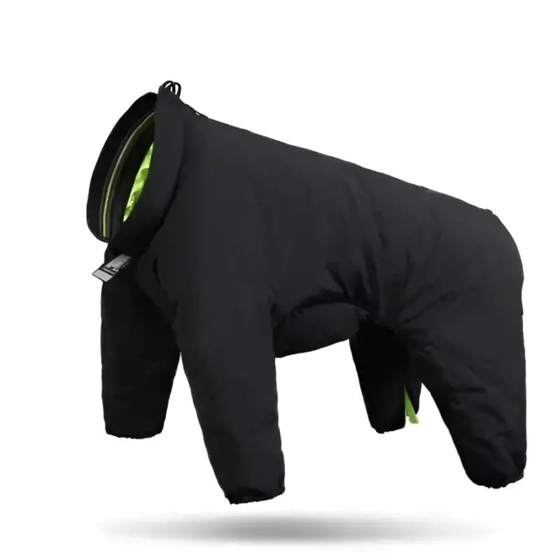Manteau pour chien Truelove Arctique réversible imperméable avec combinaison noire et doublure lime vert